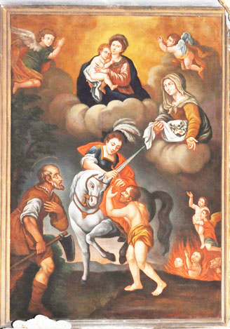 Bastia - Cathédrale Sainte-Marie - Anton Benedetto Rostino (peintre bastiais 1750-1821) - 1806