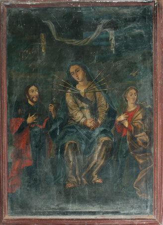 Porri - Notre-Dame des sept douleurs, saint Roch & sainte Dévote - Marc'Antonio De Santis (1677)