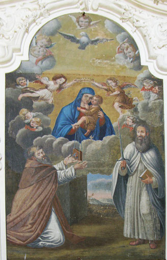 Stoppianova (Castagniccia) - Remise du scapulaire - Simon Stock et Elie