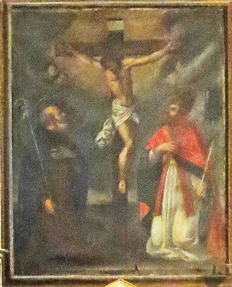 Barbaggio - Christ en croix, St Antoine abbé et St Erasme