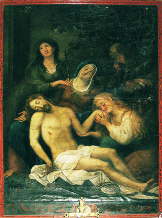 Speloncato - Collégiale de l'Assomption - Vierge de douleur -Déploration du Christ
