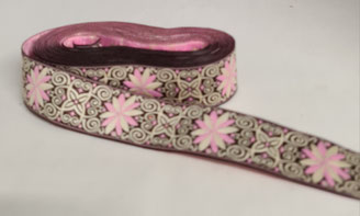Daisy Dot Blume braun/rose 2,4 cm 