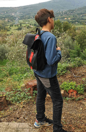 zaino in pelle