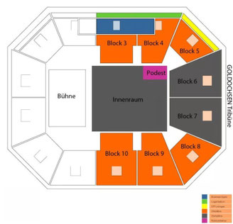 Ratiopharm Arena Saalplan