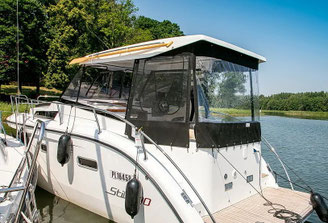 Hausboot AM 780 PLUS | 4+2 Kojen, 2 Schlafkabinen | ohne Führerschein