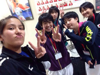 日韓交流で一緒だった仲間と優選手(^-^)