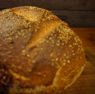 Rezept einfaches Dinkel Sesam Brot -Ekmek