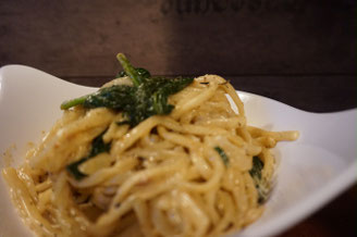 Butter Pasta mit Zitrone - Thymian - Spinat | schnelles Abendessen