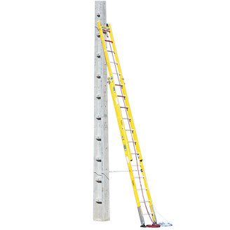 Escalera de seguridad de fibra para postes de hormigón