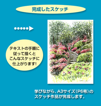 描き方テキスト　完成スケッチ