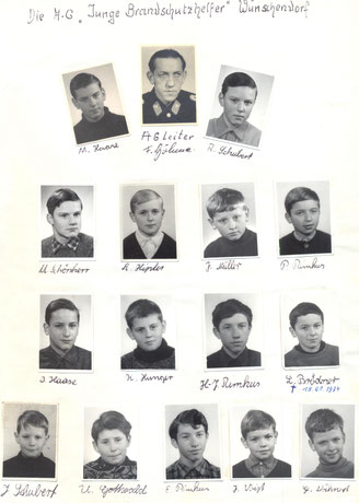 Bild: Wünschendorf Erzgebirge Feuerwehr 1967