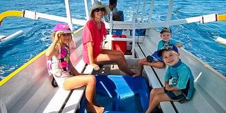 Go on a glass-bottom boat in Gili