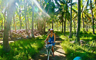 Cycling in gili Trawangan