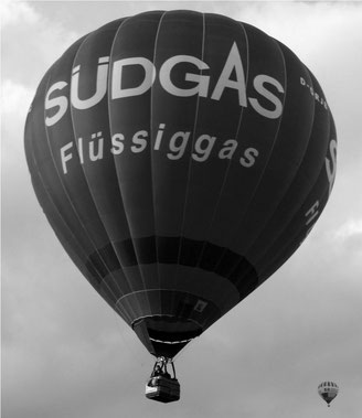 Heißluftballon D-ORJB "Südgas" Schroeder fire balloons