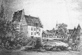 Rittergut Heynitz 1862, Zeichnung 