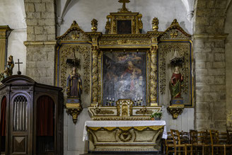 Bild: Seitenaltar in der Église Saint-Pierre in Salernes