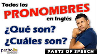 Estos son todos los PRONOMBRES en inglés