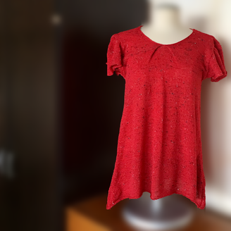 Marianne Henio pretty & plain smock top