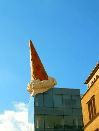 Eishörnchen am Neumarkt in Köln