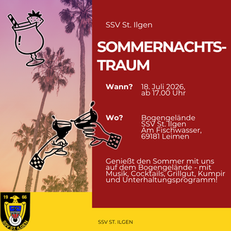 Sommernachtstraum; Cocktails, Grillgut, Kumpir; Musik; 18. Juli