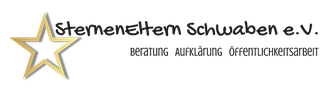 Sterneneltern Schwaben e.V. Logo mit goldenem Stern