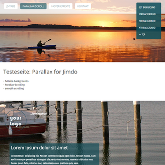parallax scroll-effekt für Jimdo