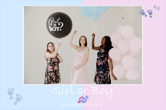 Bielefeld - Fotoboxmomente auf einer Gender-Reveal-Party