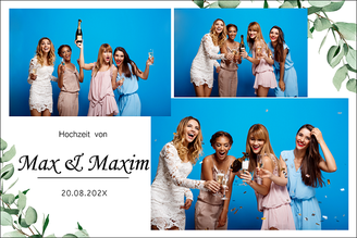 Fotoboxmomente auf einer Hochzeitsfeier in Griesheim