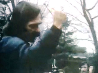 Rudi Dutschke ved Holger Meins bisættelse
