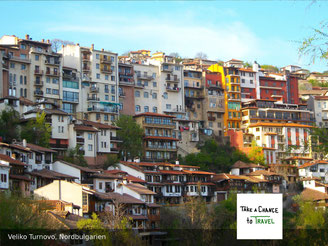 Veliko Turnovo - eine der schönsten bulgarischen Städte, hier übernachtest Du zwei Nächte auf Deiner Rundreise in Bulgarien. 