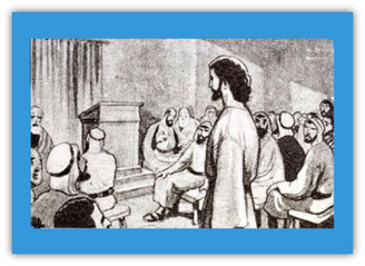 Jezus’ optreden in de synagoge in Nazareth 