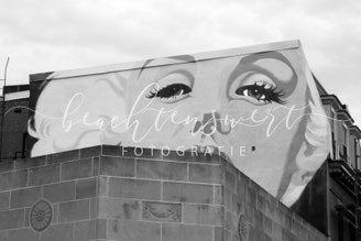 beachtenswert fotografie, New York, Marilyn Monroe, Streetart, Building, Graffiti