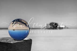 beachtenswert fotografie, Fotokunst, Sankt Peter-Ording, Glaskugel, Pfahlbau