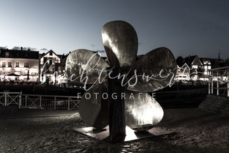 beachtenswert fotografie, Fotokunst, Nordfriesland,  Husumer Hafen, Schiffschraube, Abend, blaue Stunde