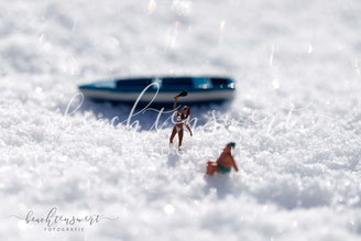 beachtenswert fotografie, Fotokunst, Miniwelten, Schneelandschaft, Miniaturwelt, Bilder kaufen