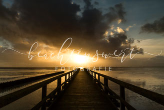 beachtenswert fotografie, Schobüll, Steg, Sonnenuntergang, Nordfriesland, Husum, Steg