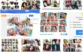 free online photos collage maker and combine mixed pictures creator