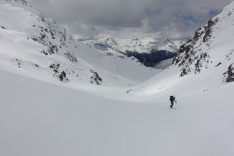 Skitour, Skihochtour, Col des Arpettes, Val d' Anniviers, Wängerhorn, Brunegghorn, Turtmannhütte