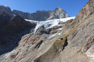 Hochtour, Dent d'Hérens, Westgrat, Tiefmattergrat, Rifugio Aosta, Hüttenweg, Haut Glacier de Tsa de Tsan