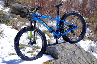ELECTRIC FAT BIKE with our electric motor kit