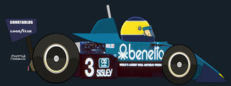 Michelle Alboreto by Muneta & Cerracín - Tyrrell 011 - Ford Cosworth V8