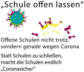 Schulen offen lassen! Ein Appell an die Bundesregierung Bild:spagra