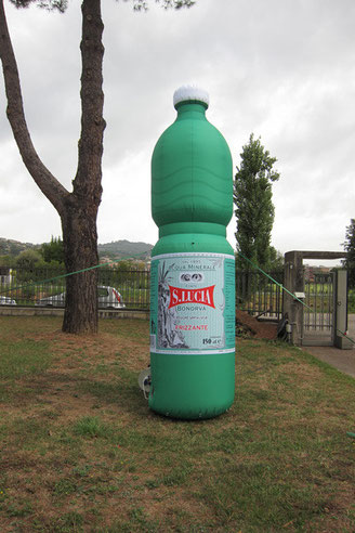 Inflatable Bottlle - Santa Lucia Mineral Water m 4 h