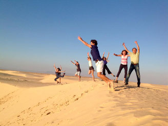 Grupo en el Sahara