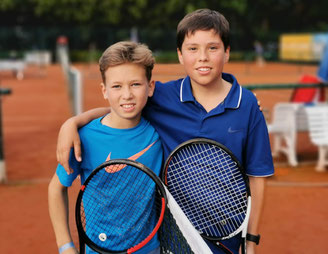 Nach dem Tennis …