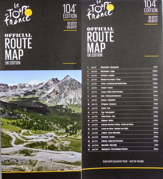 Carte Tour de France 2017