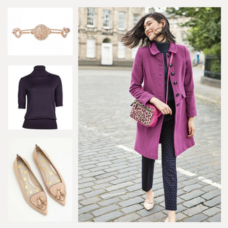 Violett Royal Lilac steht dem Wintertypen