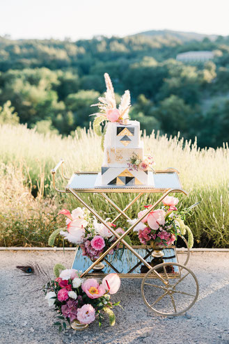 Wedding cake carré