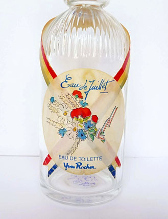 EAU DE JUILLET - EAU DE TOILETTE : GROS PLAN SUR L'ETIQUETTE