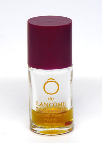 Ô DE LANCÔME - BOUCHON ROUGE  PLASTIQUE : LES PLUS ANCIENS